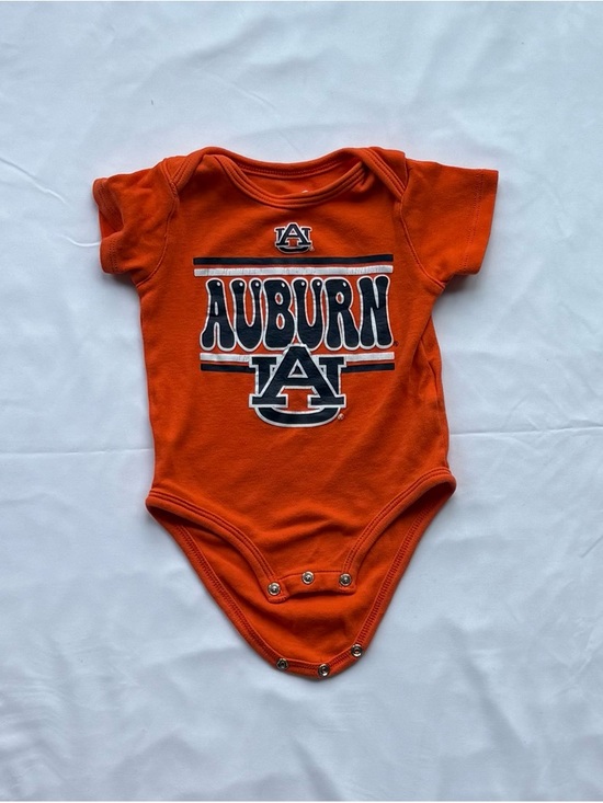 Other - Auburn Baby Onesie 3–6M – Orange Football Game Day Outfit